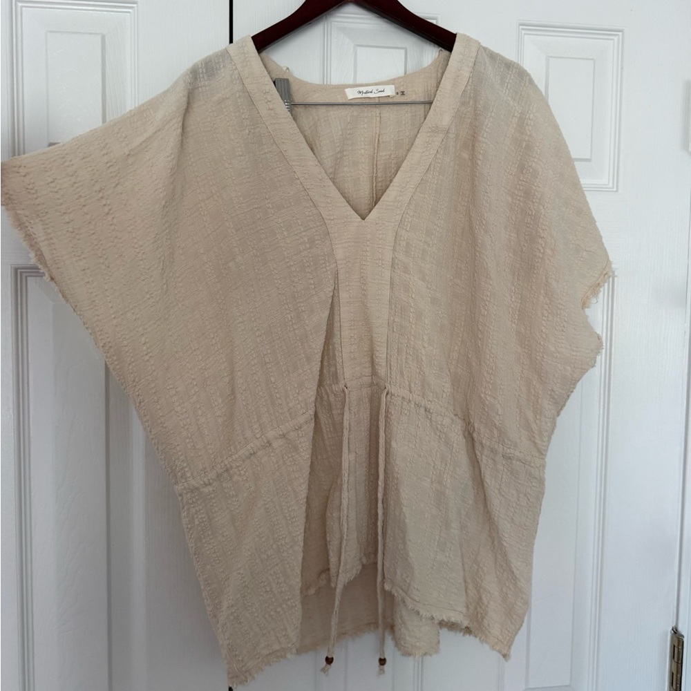 Mustard Seed linen v neck top
S